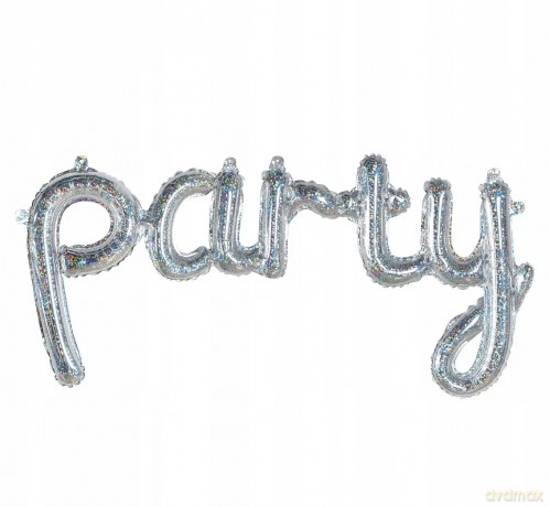 Balon foliowy GoDan Party 26 cali srebrny