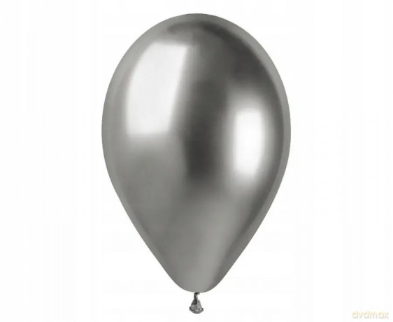 Balony GB120 shiny 13''- srebrne /5 szt.