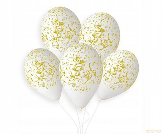 Balony lateksowe Gemar marmur 13" 5 szt.
