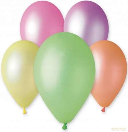 Balony Lateksowe Neonowe Fluor MIX Kolorowe Urodziny Party 13cali 50szt.