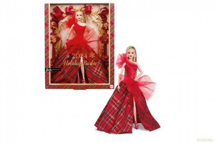 Barbie lalka blond Holiday HRM61 /3