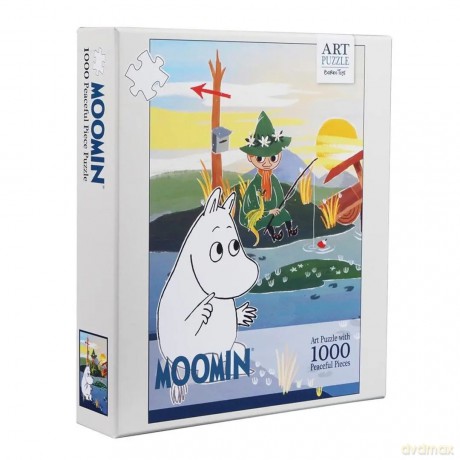 BARBO TOYS 1000 el. Artystyczne Muminki Na Moście [PUZZLE]