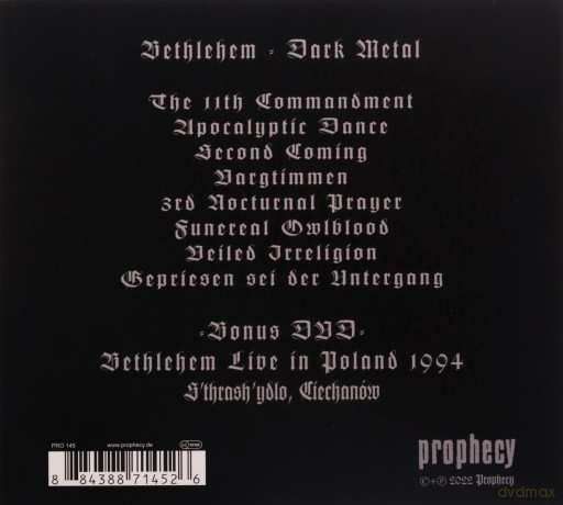 Bethlehem: Dark Metal [CD]