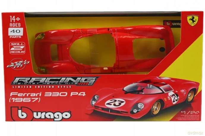 BBU 1:24 Ferrari Racing 330P4 Daytona Red#23 26588