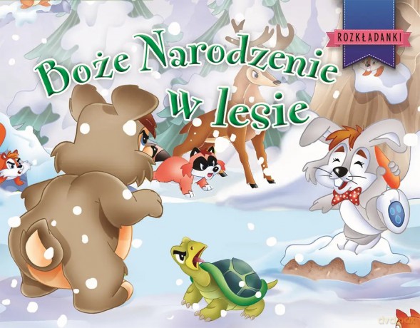 Boże Narodzenie w lesie. Rozkładanki [KSIĄŻKA]