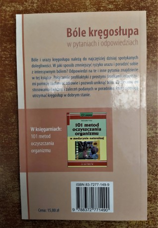 Bóle kręgosłupa w pytaniach i odpowiedziach - Andrew Laughin [KSIĄŻKA]