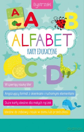Bystrzaki. Alfabet. Karty edukacyjne - Izabella Sieńko-Holewa [KSIĄŻKA]