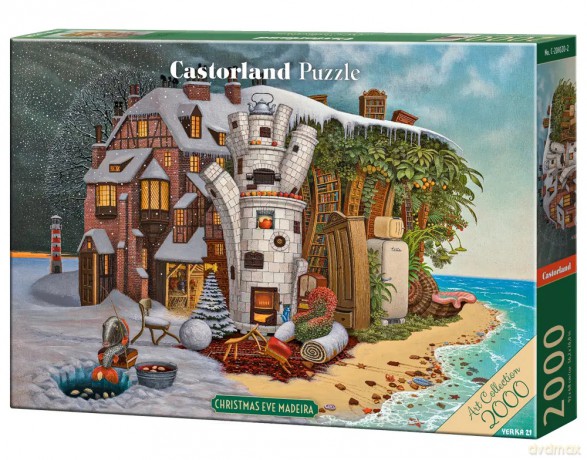 CASTORLAND 2000 el. Art Collection. Madeira w Wigilię Bożego Narodzenia [PUZZLE]