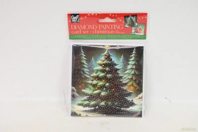 CCG XMAS diament.mozaika 2szt 13x13 CR8024 55791
