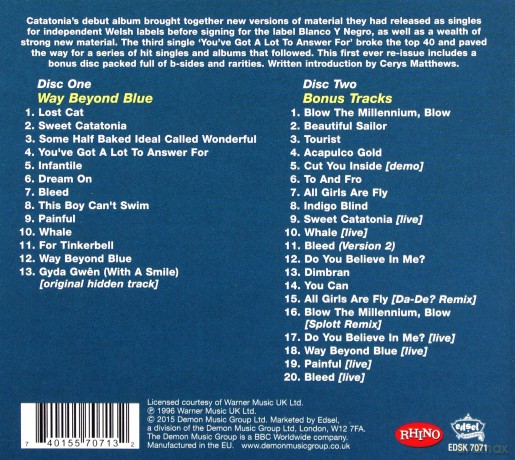 Catatonia: Way Beyond Blue [2CD]