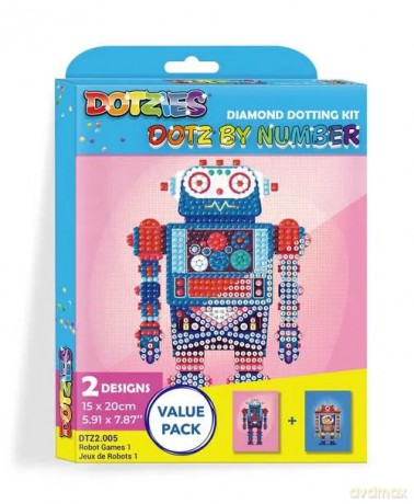 Dotz By Number Robot Games