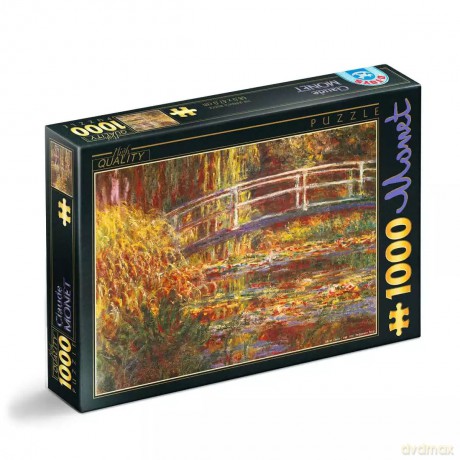 D-TOYS 1000 el. Japoński mostek, Claude Monet [PUZZLE]