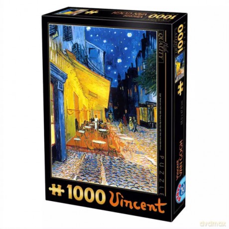D-TOYS 1000 el. Nocna kawiarnia, Vincent van Gogh [PUZZLE]
