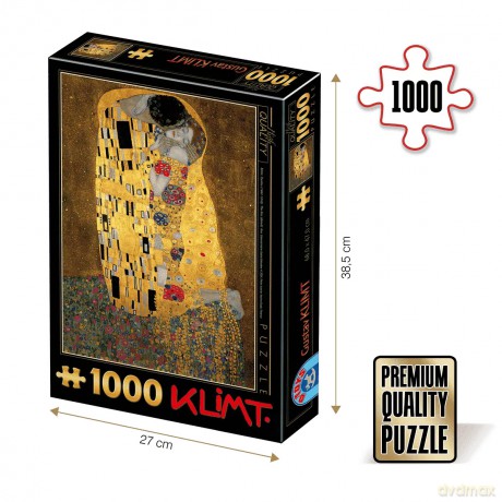 D-TOYS 1000 el. Pocałunek, Gustav Klimt [PUZZLE]