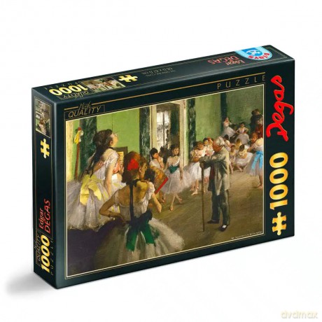 D-TOYS 1000 el. Szkoła baletowa, Edgar Degas [PUZZLE]