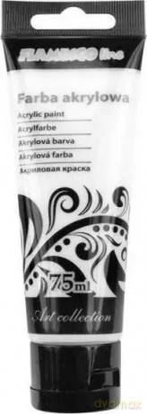 Farba akrylowa, biel tytanowa, 75 ml