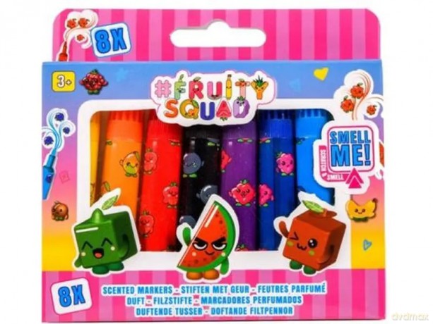 FRUITYSQUAD pachnące minipisaki 8szt FS60350 03504