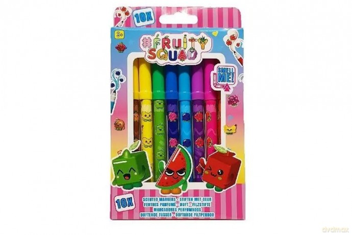 FRUITYSQUAD pachnące pisaki 10szt FS60351 03511