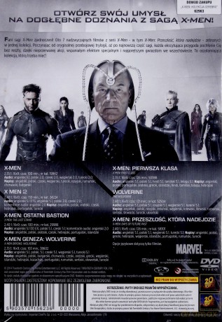 X-Men Kolekcja Cerebro [8DVD]
