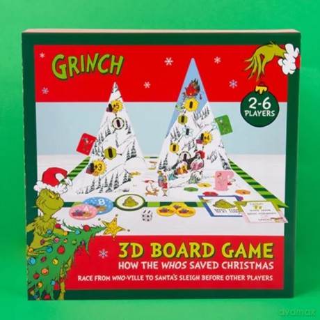 Gra planszowa Grinch 3D Board Game