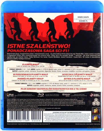 Planeta Małp Classic Pełna Kolekcja [BOX] [5xBlu-Ray]
