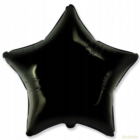 Gwiazda Czarna 18" - 45 cm - Flexmetal /PACK