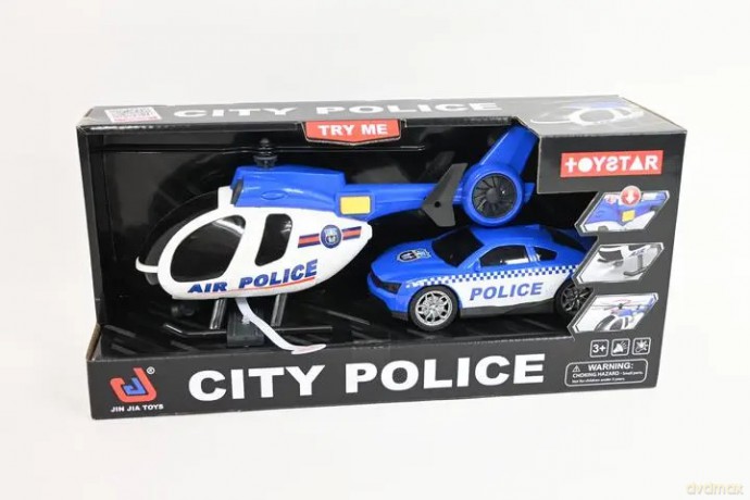 Helikopter policyjny + auto św/dźw 009372 55728