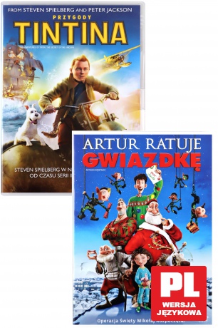 Artur Ratuje Gwiazdkę / Przygody Tintina [2DVD]