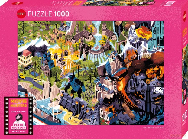 HEYE 1000 el. Filmy Petera Jacksona [PUZZLE]