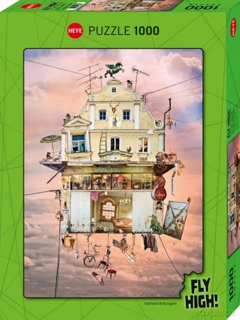 HEYE 1000 el. Fly High. Latający dom, Nathalie Brautigam [PUZZLE]