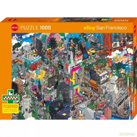 HEYE 1000 el. Pixorama. San Francisco [PUZZLE]