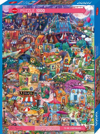 HEYE 1000 el. Szczęśliwe miasto- Dobry wieczór, Berman [PUZZLE]