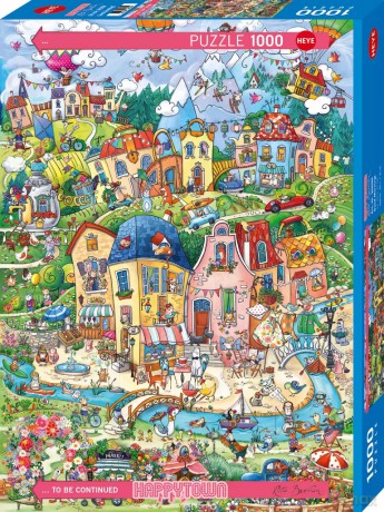 HEYE 1000 el. Szczęśliwe miato. Dzień dobry, Berman [PUZZLE]