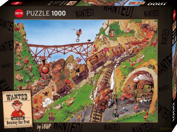 Puzzle Heye 1000 elementów Puzzle HEYE Fast Fred 1000 elementów