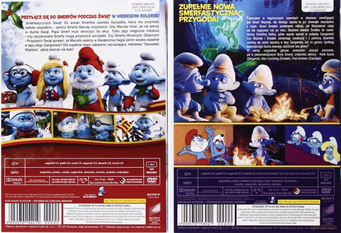 Smerfy: Opowieść Wigilijna / Legenda Smerfnej Doliny [2DVD]