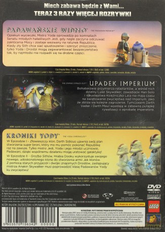 Lego Gwiezdne Wojny: Kroniki Yody / Padawańskie Widmo / Upadek Imperium (Star Wars) [3DVD]