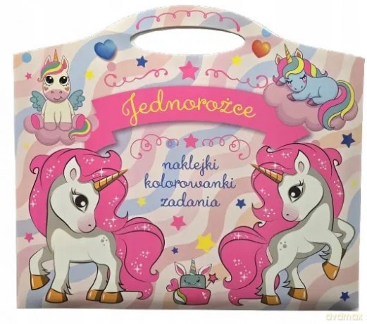 Jednorożce. Naklejki, kolorowanki, zadania [KSIĄŻKA]