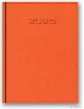 Kalendarz 2026 A5 dzienny Vivella Pomarańczowy [KALENDARZ]