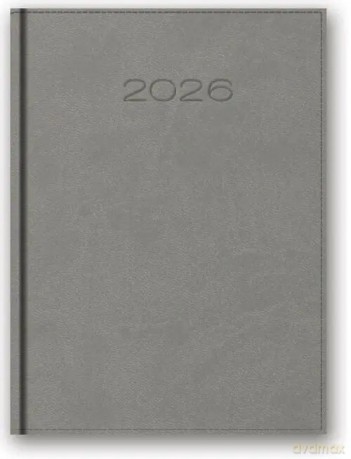 Kalendarz 2026 A5 dzienny Vivella Szary [KALENDARZ]