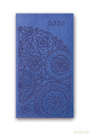 Kalendarz 2026 A6 tygodniowy Vivella Relief Niebieski [KALENDARZ]