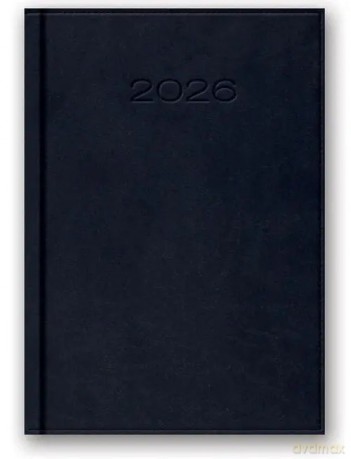 Kalendarz 2026 B6 dzienny Vivella Granatowy [KALENDARZ]