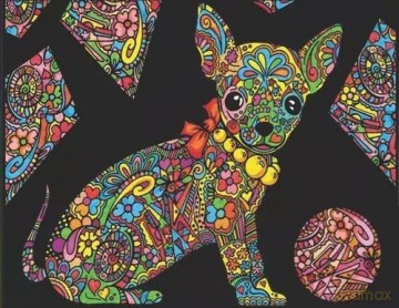 Kolorowanka Welwetowa Colorvelvet A4 Chihuahua [KSIĄŻKA]