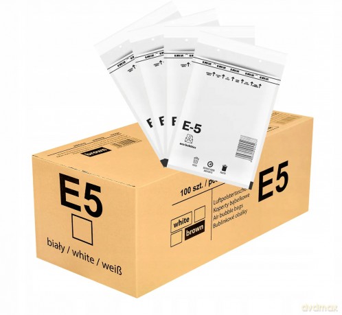 Koperta bąbelkowa All4Pack E15, biała