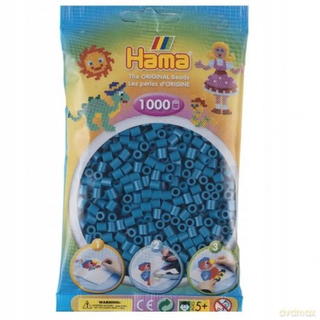 Koraliki do prasowania Hama Midi 207-83 niebieskie 1000 sztuk