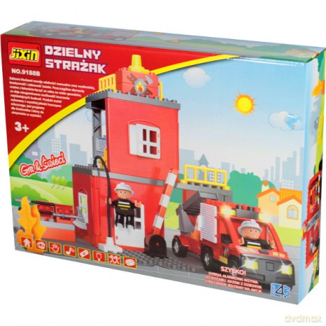 JIXIN 52 EL. Dzielny strażak [KLOCKI]