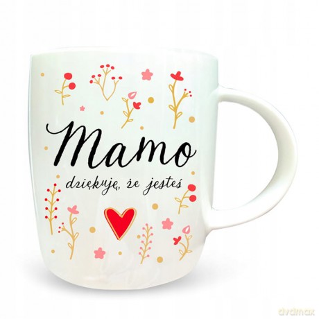 Kubek TOP-019 Mamo, dziękuję, że jesteś Passion Cards