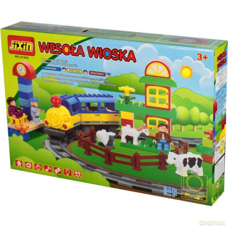 JIXIN 61 EL. Wesoła wioska [KLOCKI]