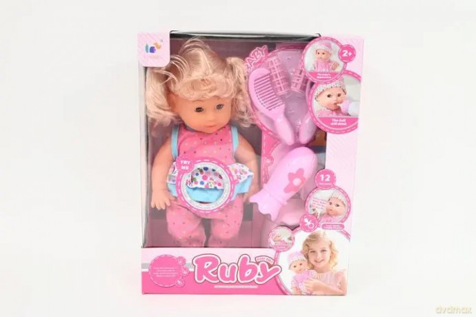 Lalka 30cm n/b 12dźw+akc.pije/siusia 013508 01005
