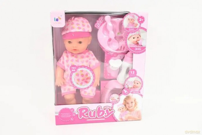 Lalka 30cm n/b 12dźw+akc.pije/siusia 013509 01012