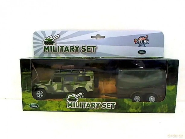 Land Rover wojskowy z przyczepą 520027 07823